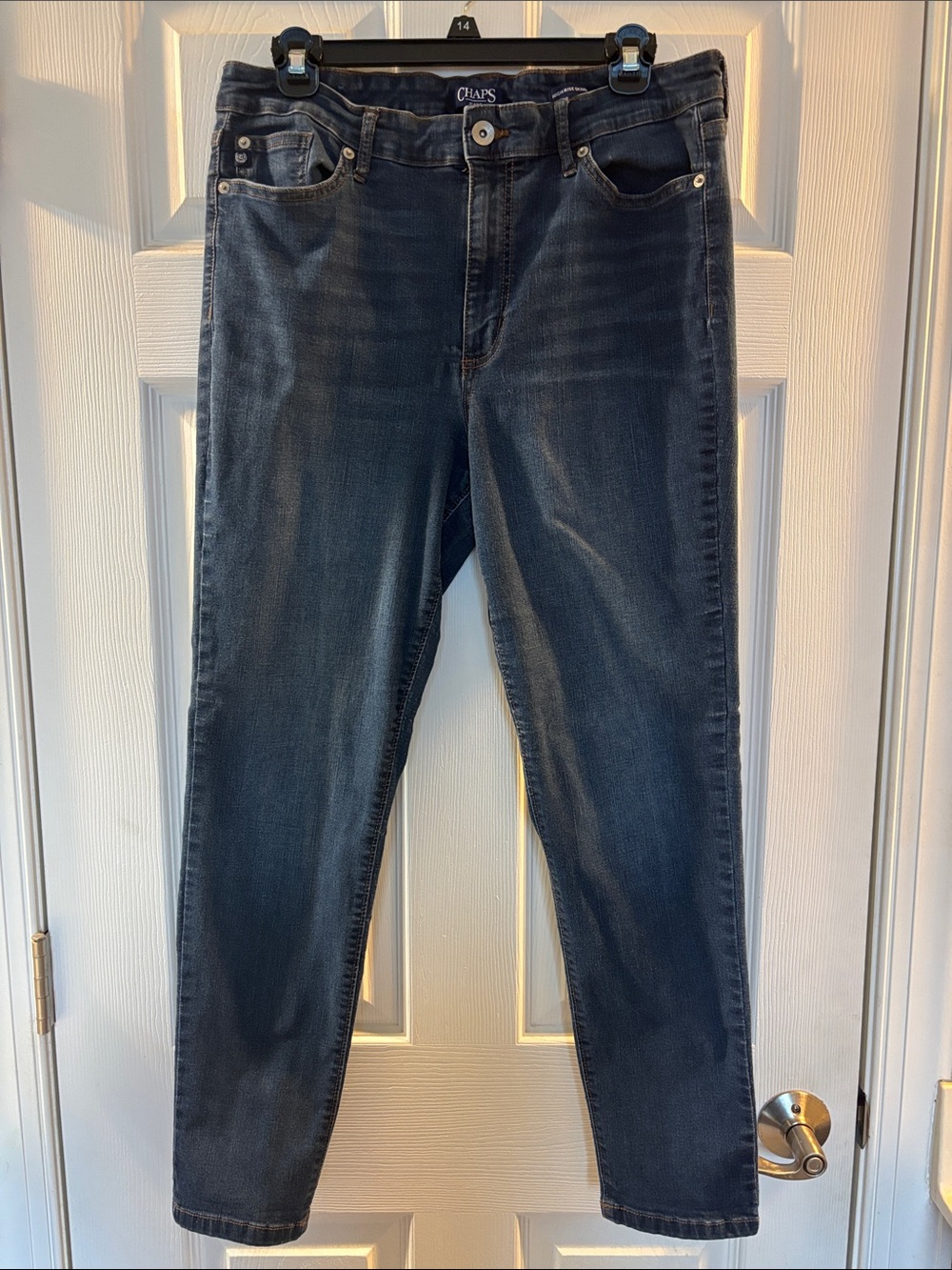 Chaps Men’s Navy Slim Straight Jeans